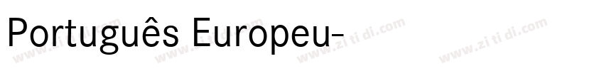 Português Europeu字体转换